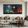 (US Local)Starry Night-11CT Stamped Cross Stitch Kit(100x45cm)