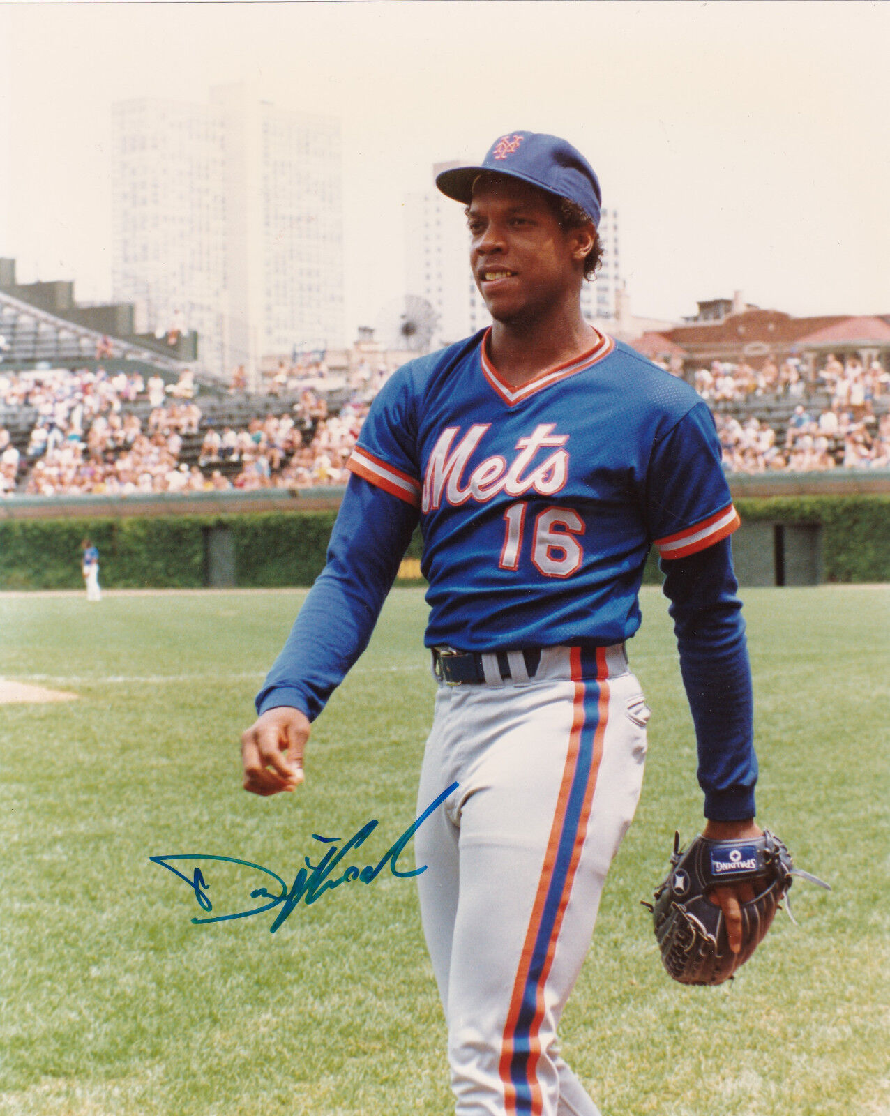 Dwight Gooden New York Mets Baseball Autographed 8 x 10