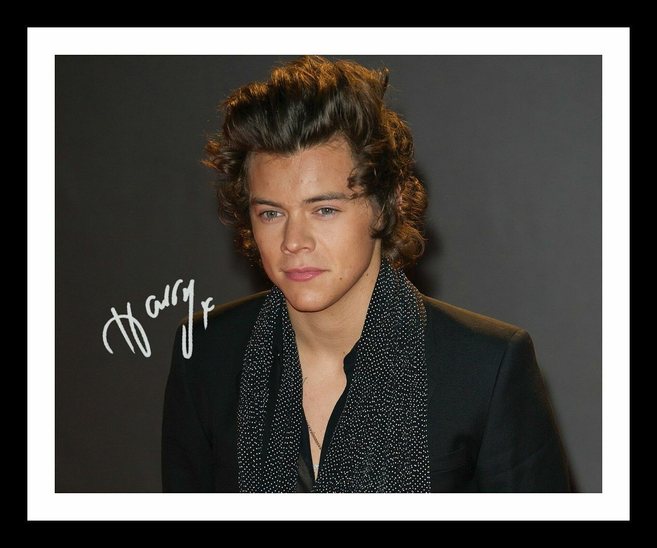 Harry Styles Autograph Signed & Framed Photo Poster painting