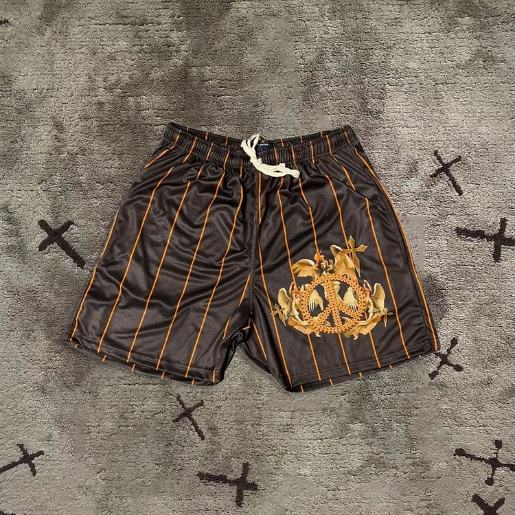 Sopula Angel By My Side Brown Coffee Mesh Shorts