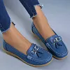 Women&lsquo;s Flat Loafer Ballet Leather Breathable Casual Shoes