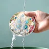 (US Local)[Upgrade]4Pcs Acrylic Special Shape Butterfly DIY Waterproof Diamond Painting Coaster