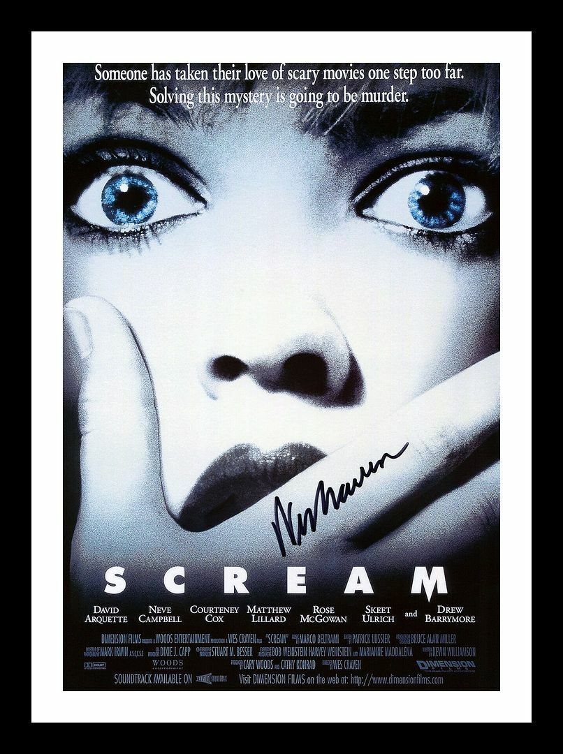 Wes Craven - Scream Autographed Signed & Framed Photo Poster painting