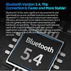 Wireless Adapter Cable C-Pins Bluetooth-compatible 5.4 HIFI Music Earphones Wire