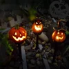 Lampe de sol en forme de citrouille/cr&acirc;ne pour Halloween