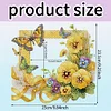(US Local)Acrylic Special Shape Flower Diamond Painting Picture Frame for Home Office