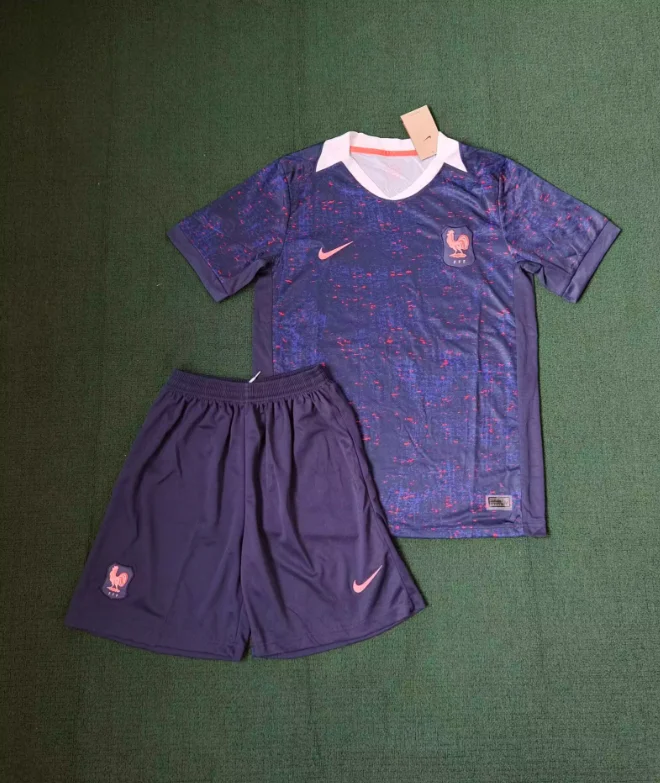 2627 France Women's National Football Team Home Stadium - Adult Set