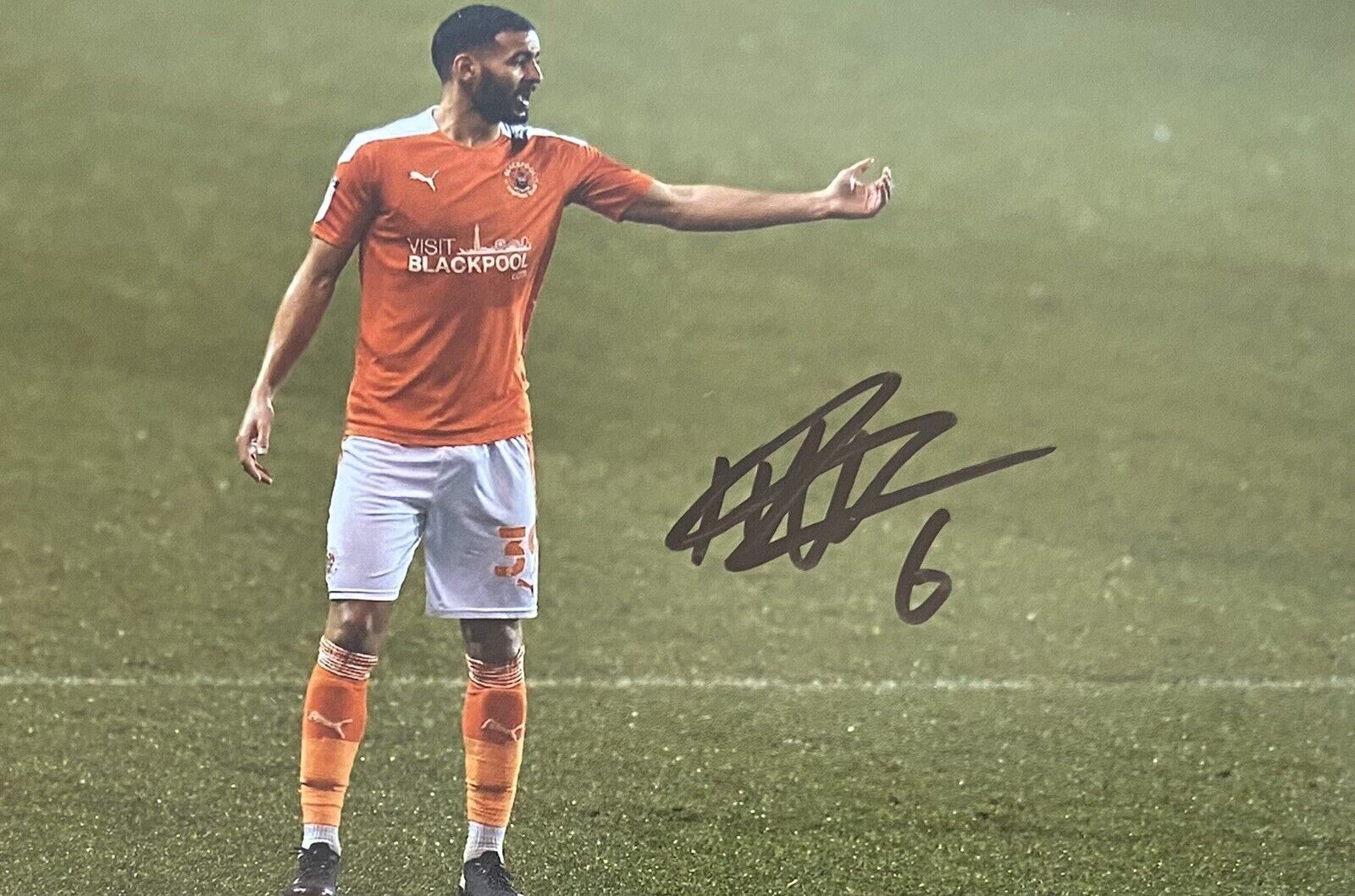 Kevin Stewart Genuine Hand Signed Blackpool 6X4 Photo Poster painting