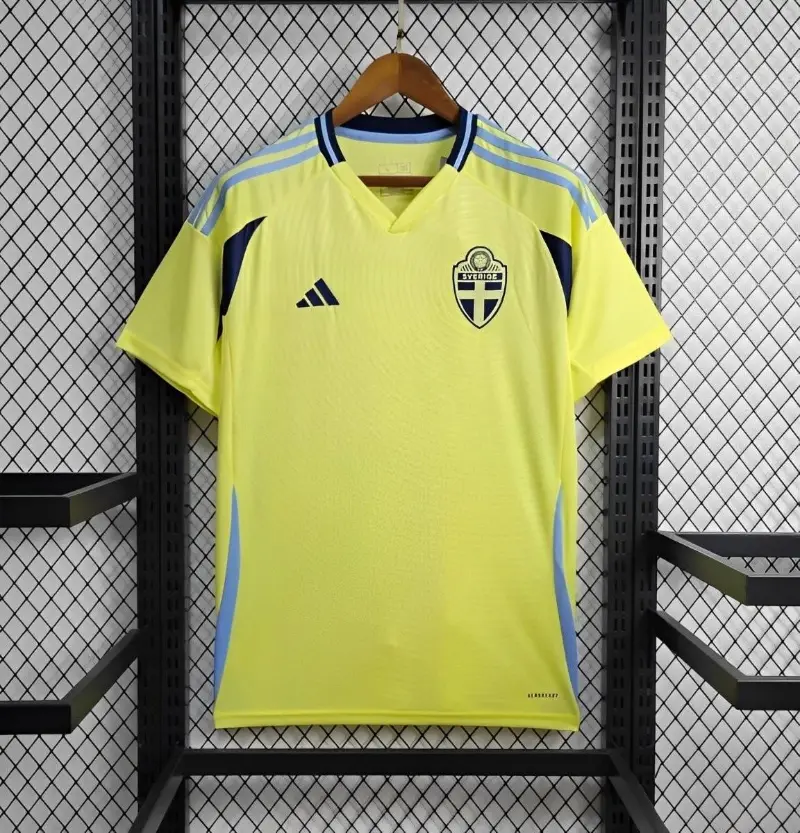 2024 Sweden Soccer Jersey Home