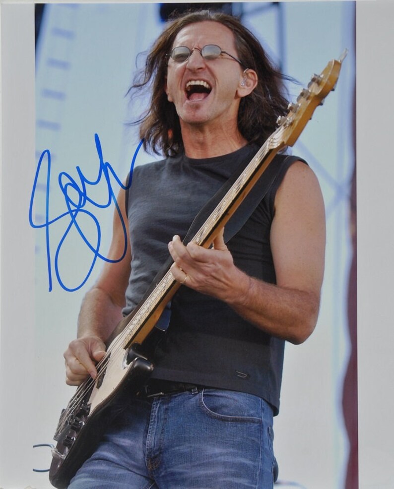 GETTY LEE Rush Signed Photo Poster painting wCOA