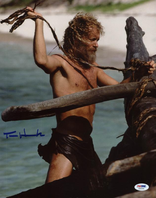 Tom Hanks Cast Away Signed Authentic 11X14 Photo Poster painting Autographed PSA/DNA #X44331