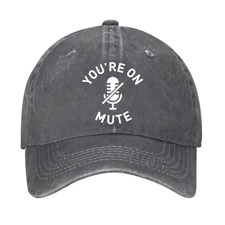 You're On Mute Funny Hat socialshop