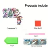 (US Local)DIY Xmas Diamond Painting Wooden Home Door Decoration for Feiend Gifts (Gnome)