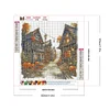 Halloween Pumpkin Street-Full Round Diamond Painting 30*30CM