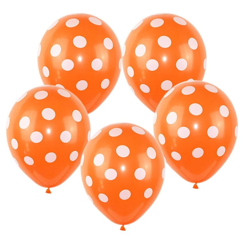 10Pcs/lot 12inch Multicolor Polka Dot Balloons Inflatable Latex Balloons for Wedding Birthday Party Baby Shower Decoration Cheap