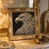 Kits sp&eacute;ciaux de peinture en diamant en forme d&rsquo;aigle en forme de per&ccedil;age partiel DIY pour adultes d&eacute;butants d&eacute;coration int&eacute;rieure peintures de diaman