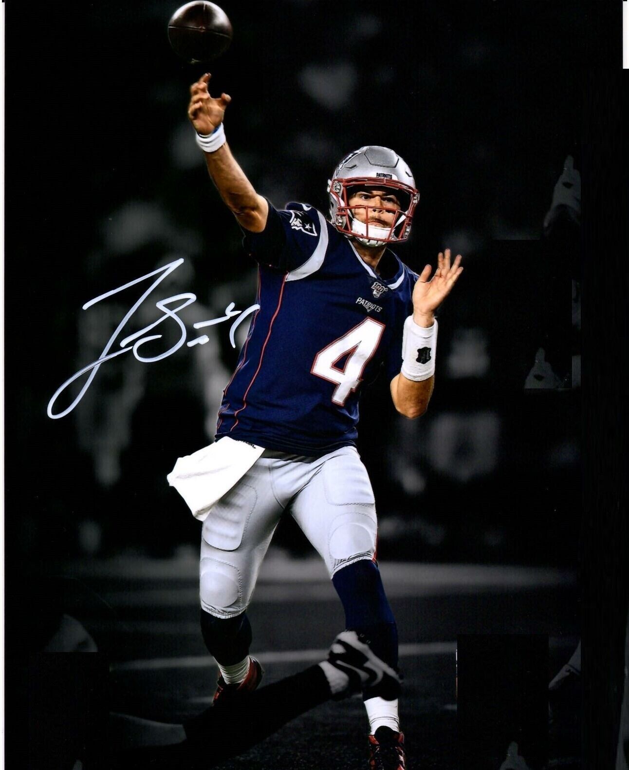 Jarrett Stidham Autographed Signed 8x10 Photo Poster painting ( Patriots ) REPRINT