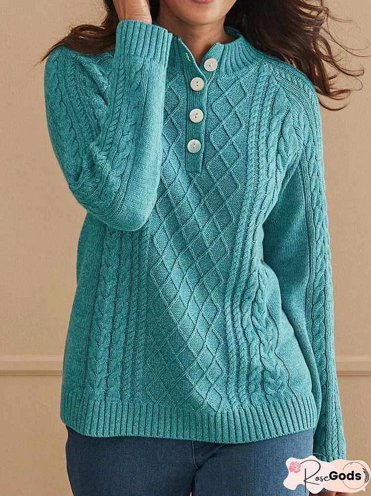 Half Turtleneck Wool/Knitting Sweater