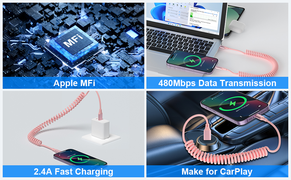 apple mfi certified iphone cable