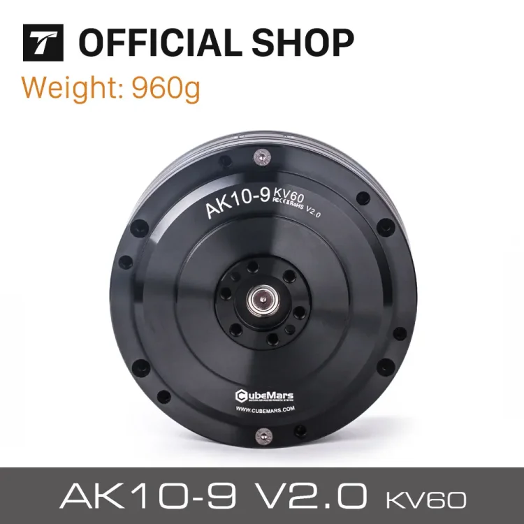 T-motor CubeMars AK10-9 KV60 V2.0 Brushless Motor For Robot Dynamics Robotic Dynamic Module Robot Leg Arm Exoskeleton-T-Motor