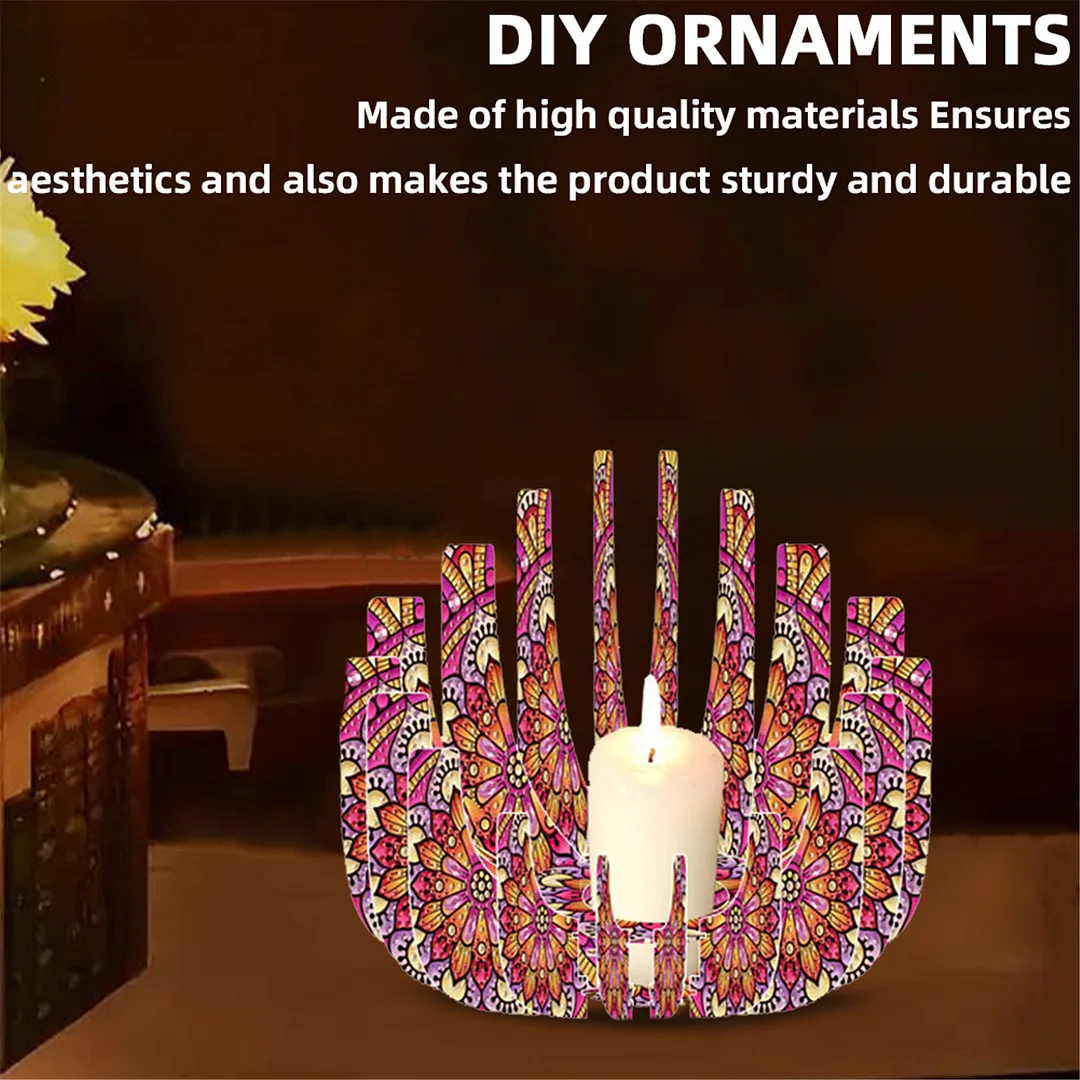 DIY Diamond Art Painting Kits of Candle Holder for Aromatherapy & Home Decor