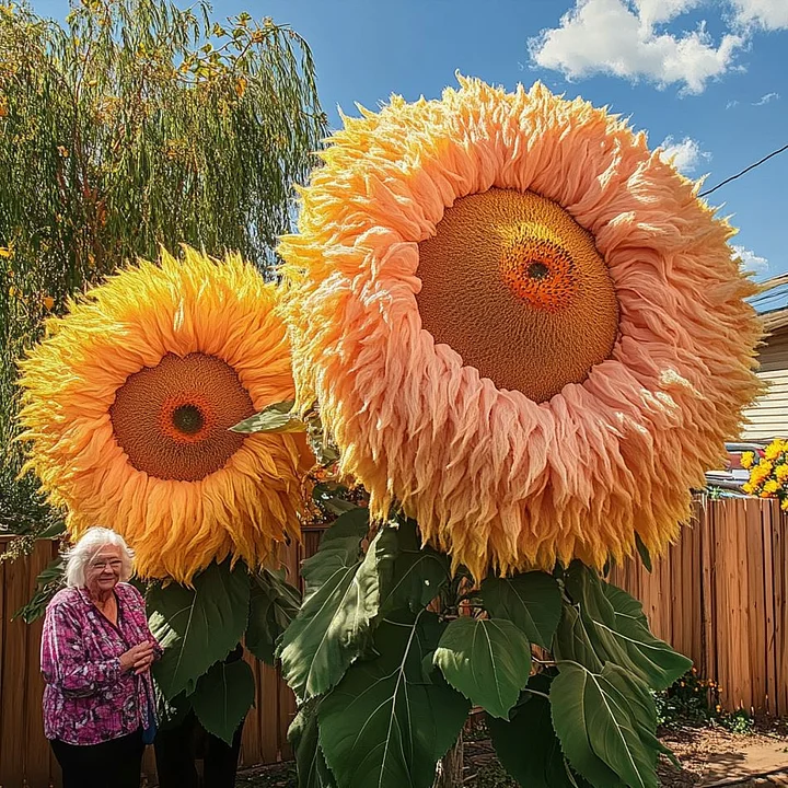 Enchanting Giant Teddy Bear Sunflower