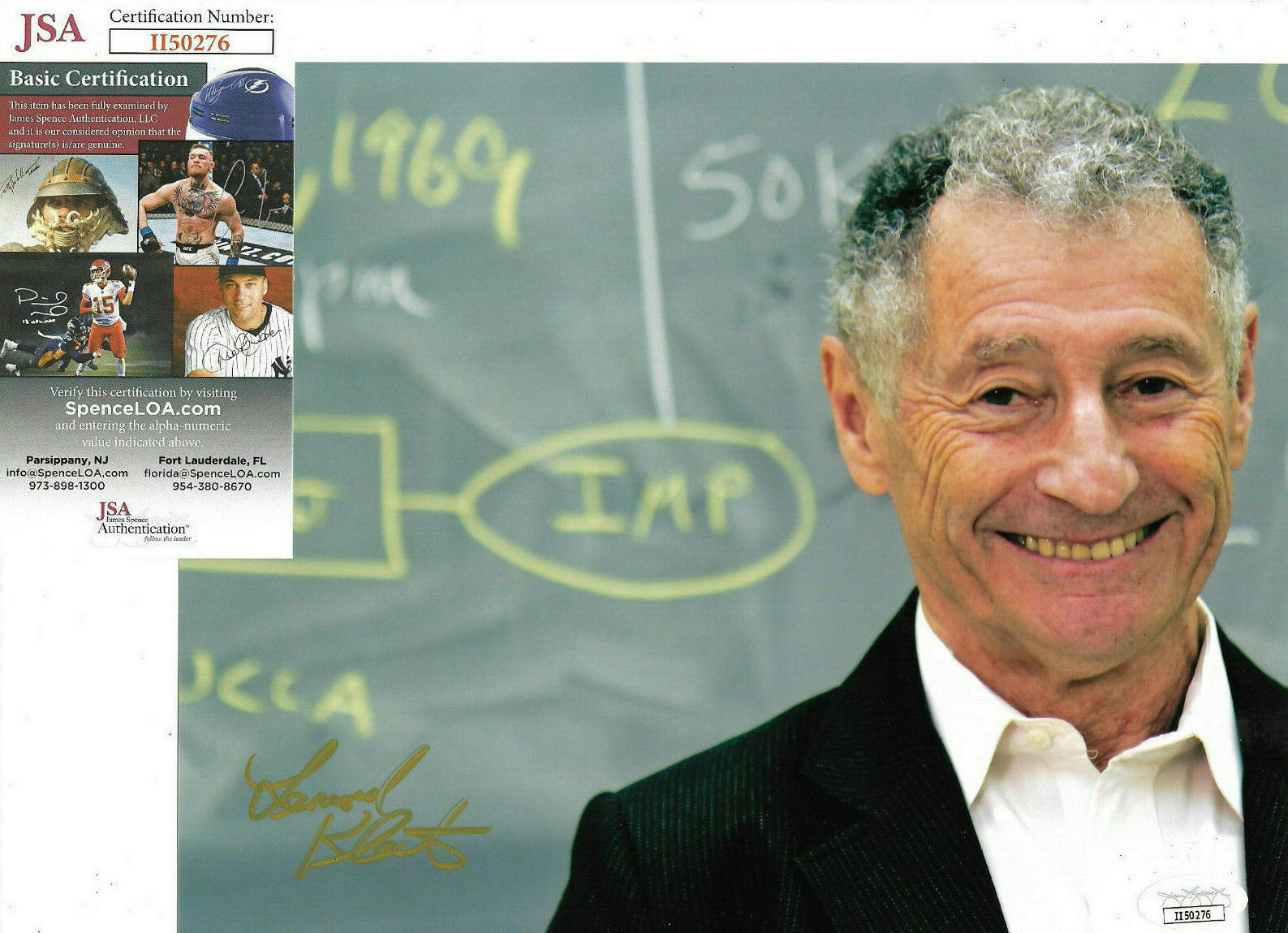 Leonard Kleinrock Signed 8x10 Photo Poster painting Autograph, ARPANET, Technology, JSA COA