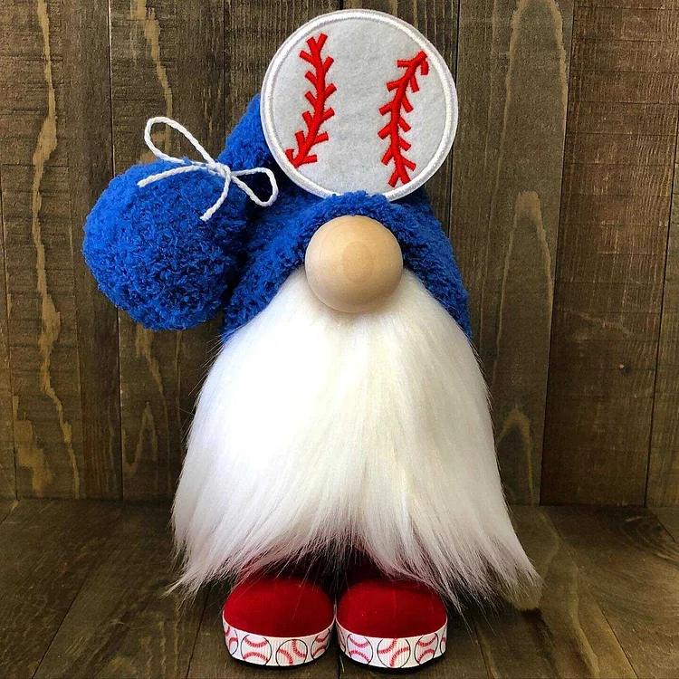 Baseball Gnome --Tiered Tray Gnome