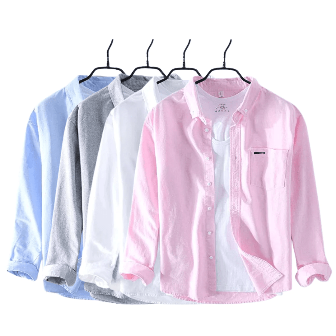 COTTON CAUSAL LONG SLEEVE (PACK OF 4)