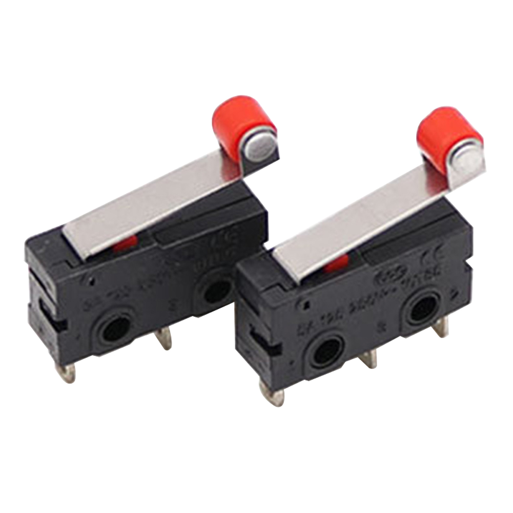 

10pcs Mini Micro Limit Switch Lever Arm SPDT Snap Action Momentary Roller, 501 Original