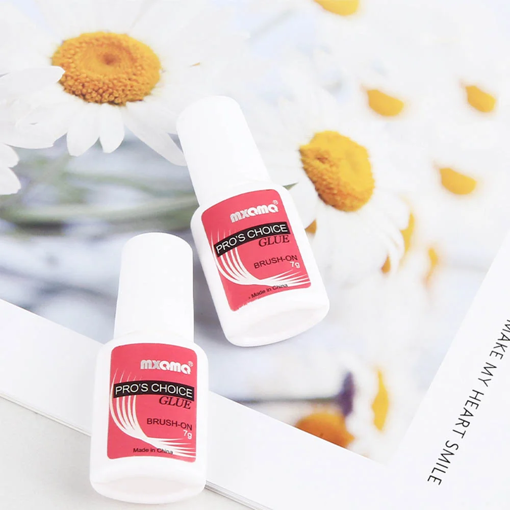 7G False nail glue Nail Powder label glue stickers for nail tips-Nail Inspo