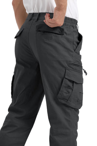 Men's Cargo Pants Ripstop Straight Leg Pants Outdoor Casual Fishing Pant with 7 Pockets