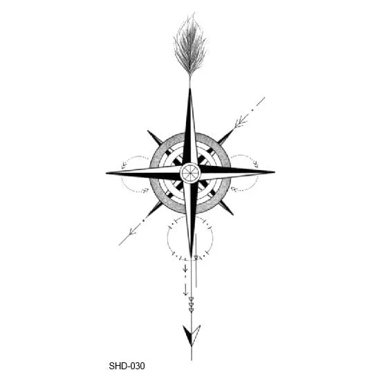 Waterproof Temporary Tattoo Black Sketchs Flowers Animal Tattoo Stickers Flash Fake Body Tattoos for Women tatuajes temporales