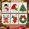 Christmas Pearl Cross Stitch Kit &ndash; 11CT Stamped Full Stitch DIY Embroidery tapestrymarket