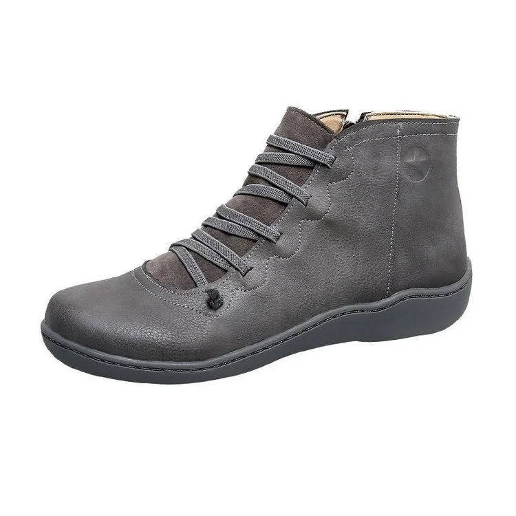 Stunahome.com Premium Orthopedic Lace Up Ankle Boots 29.99