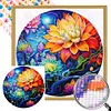 Diamond Painting -DIY Round Partial AB Drill Lotus Flower(35x35cm)