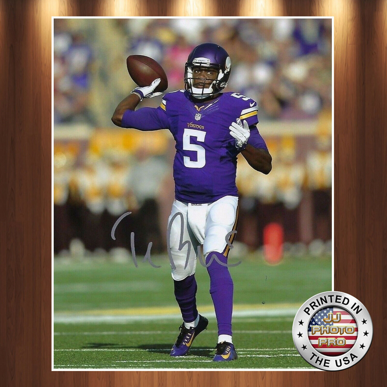 Teddy Bridgewater Autographed Signed 8x10 Photo Poster painting ( Vikings ) REPRINT