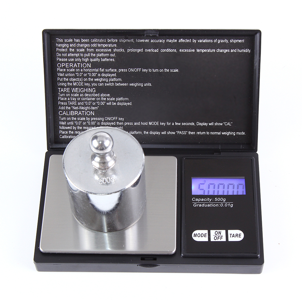 

Digital High Precision Gram Scale Electric LCD Display Jewelry Drug Scale, 501 Original