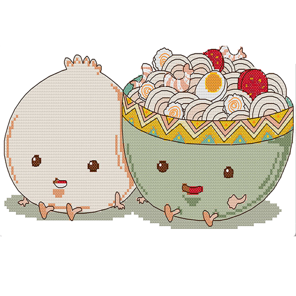 

Food - 14CT Stamped Cross Stitch - 31*17CM, 501 Original