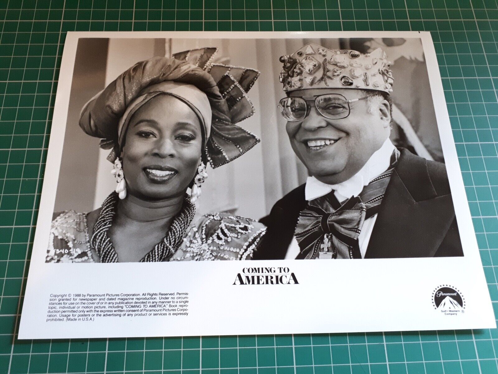 Coming to America original press Photo Poster paintinggraph Eddie Murphy James Earl Jones N