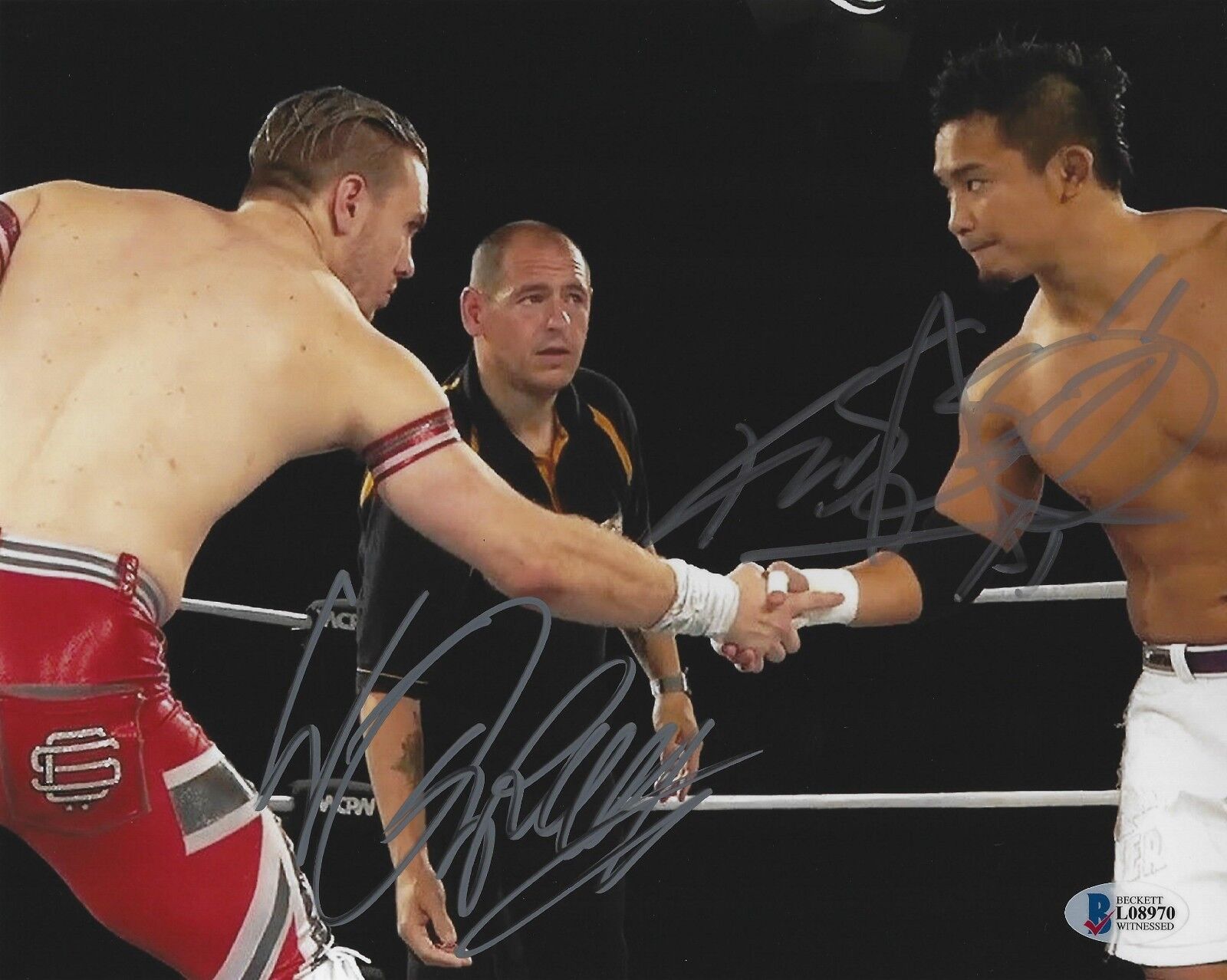 Kushida & Will Ospreay Signed 8x10 Photo Poster painting BAS Beckett COA New Japan Pro Wrestling