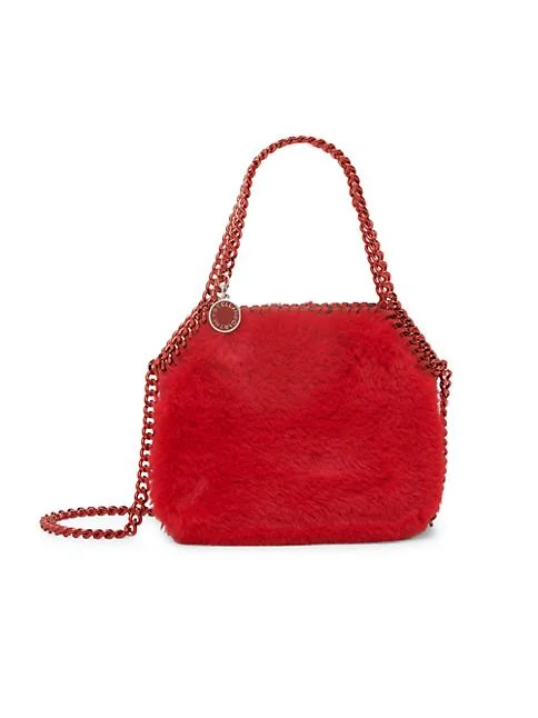 Stella McCartney Mini Faux Fur Shoulder Bag