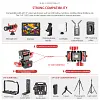 Z3g Metal Snail PTZ,1/4 Adjustable Damping Monitor Bracket,Universal Photography Accessories For Camera Hot Shoe