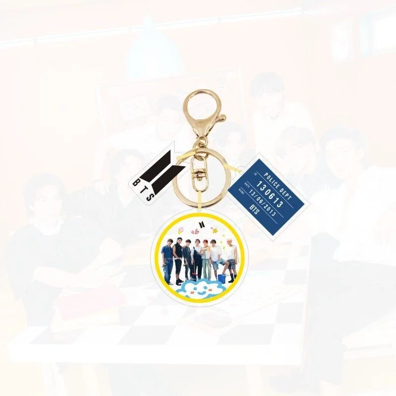방탄소년단 Butter Photo Creative Keychain