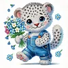 Flower Kitten - Crystal Rhinestone Diamond Painting