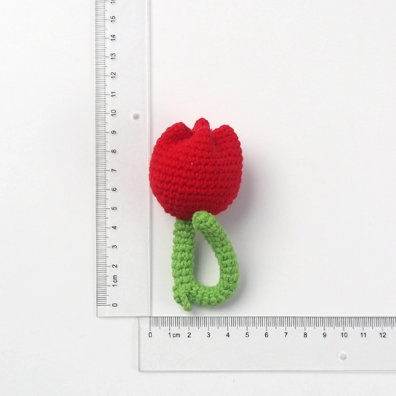 2 Pieces Cute Sunflower Santa Claus Yarn Women’s Bag Pendant Keychain