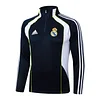 25/26 Real Madrid Teal Half-Zip Training Jacket Set