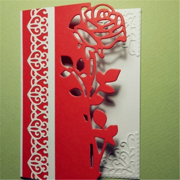 Rose Flower Metal Cutting Dies Stencils For DIY Scrapbooking Stamping Die Cuts Paper Cards Craft