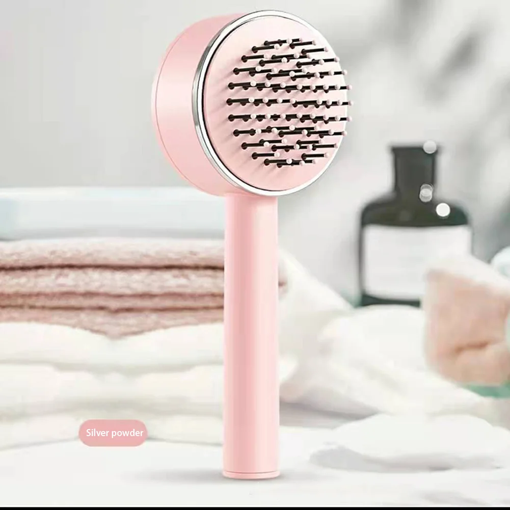 One-key Self-cleaning Hair Brush for Women