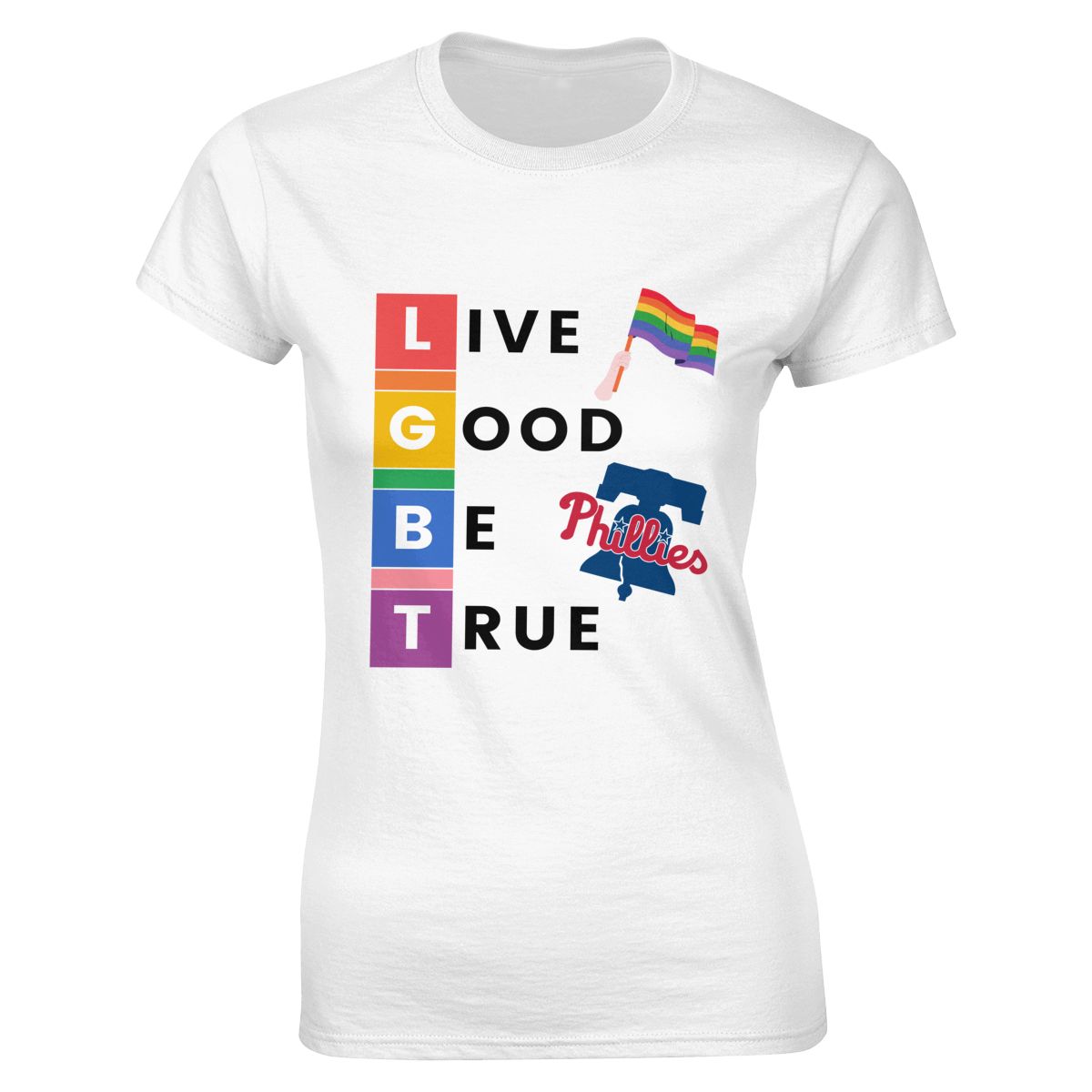 Philadelphia Phillies LGBT Pride Women's Classic-Fit T-Shirt